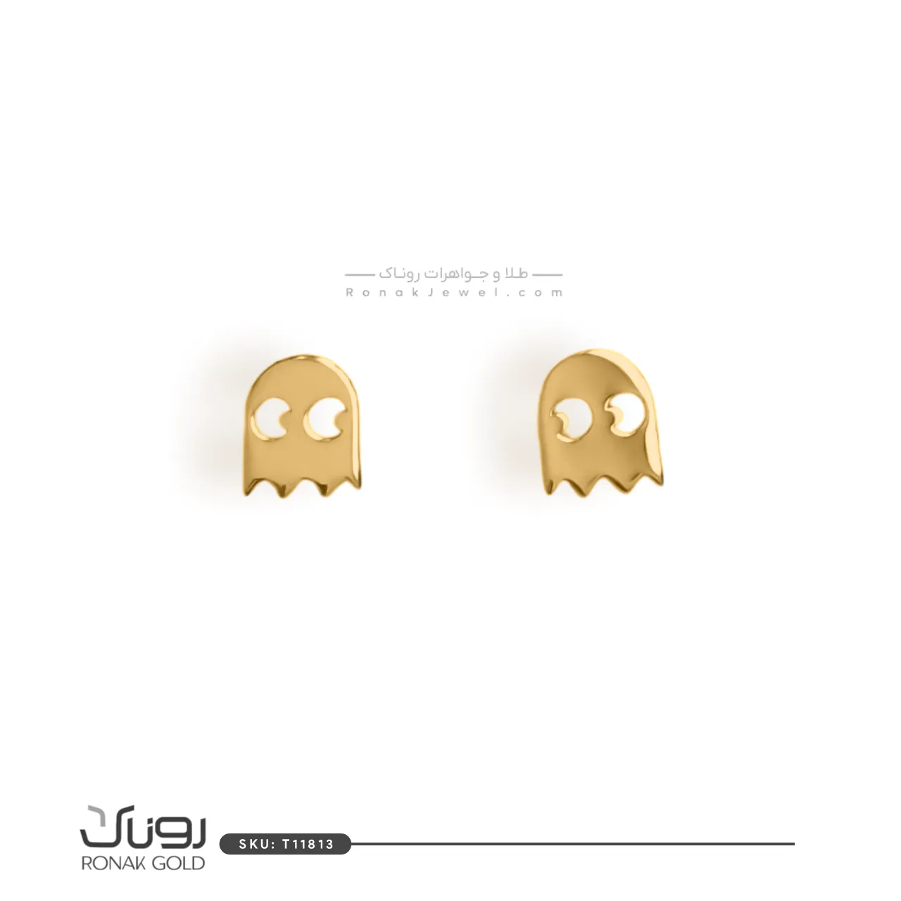 گوشواره مینیمال گوست