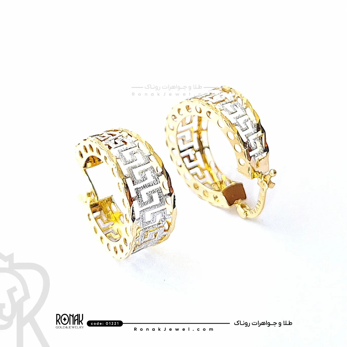 گوشواره سه بعدی کد01221