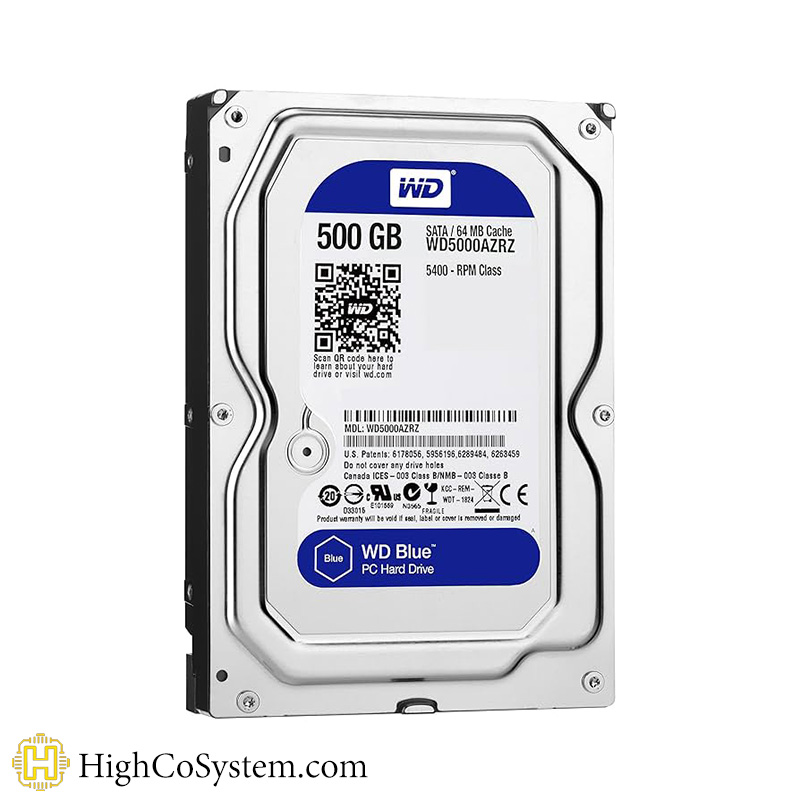 هارددیسک اینترنال وسترن دیجیتال ظرفیت 500 گیگ مدل WD500AAKX BLUE