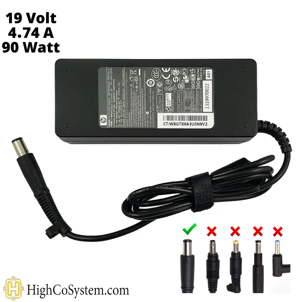 آداپتور لپ تاپ اچ پی سردلی19V 4,74A (90W)ADAPTER HP