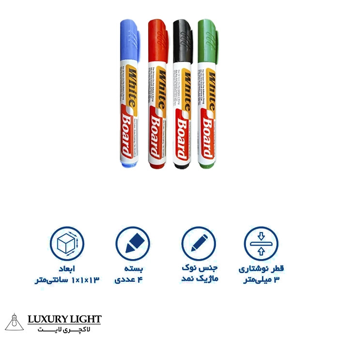 ماژیک وایت برد کد x-828 M بسته 4 عددی — تصویر ۶