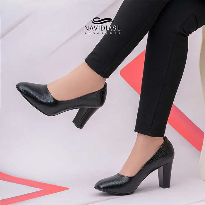 کفش زنانه چرم مجلسی کد 5005009 — تصویر ۴