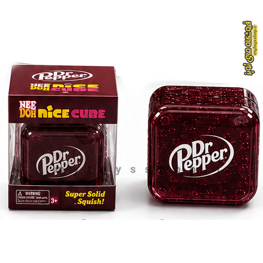 اسکویشی ضد استرس فیجت مکعب طرح دکتر پپر Nee Doh nice cube
