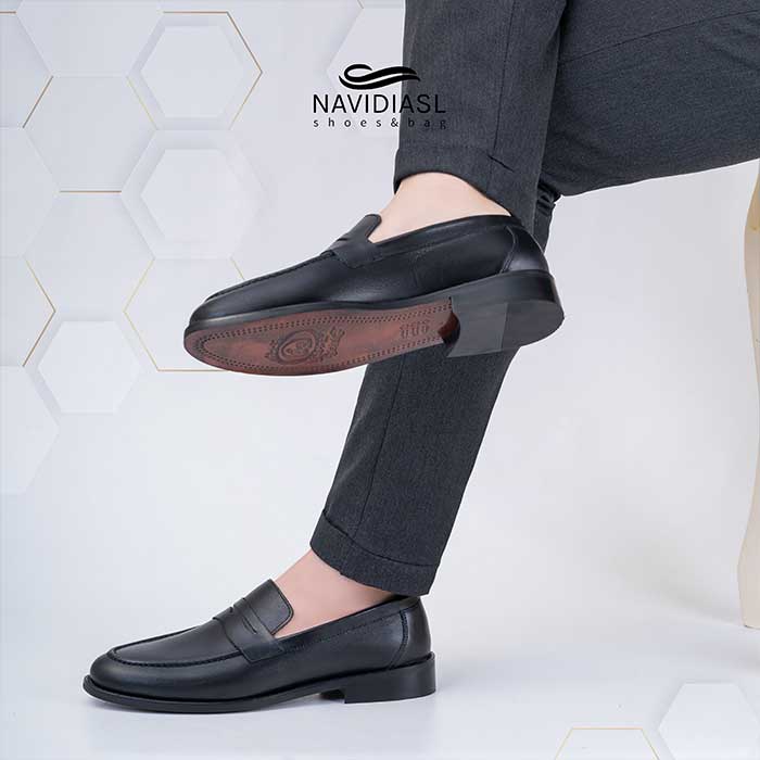 کفش مردانه تمام چرم کلاسیک کد 7010011 — تصویر ۵