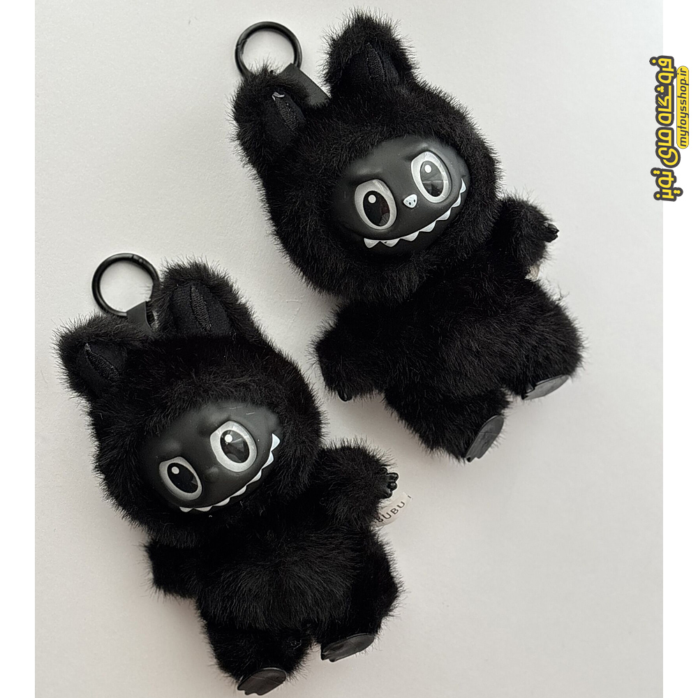 عروسک لبوبو تمام مشکی Labubu Black (سیاه) Pop Mart — تصویر ۲