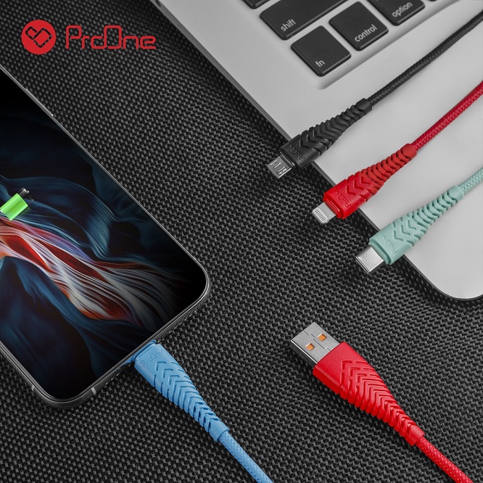 کابل تبدیل USB به لایتنینگ پرووان مدل C10 طول 1 متر — تصویر ۳