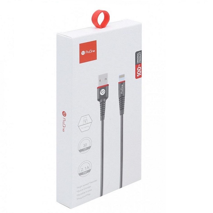 کابل تبدیل USB به Lightning پرووان مدل PRO002 طول 0.3 متر — تصویر ۴