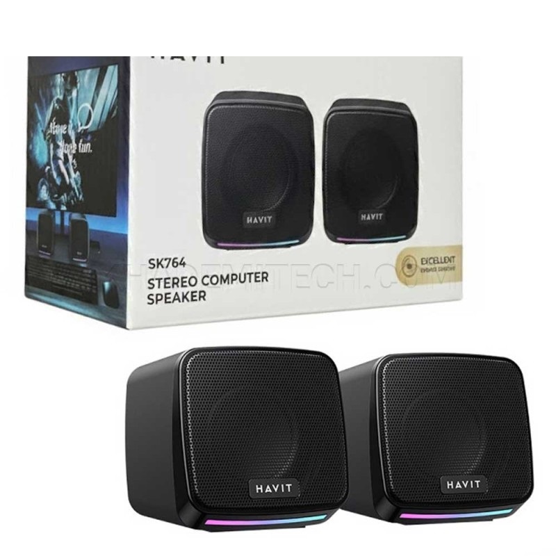 اسپیکر دوتکه لپتاپ و کامپیوتر هویت مدلSK-764 — تصویر ۳