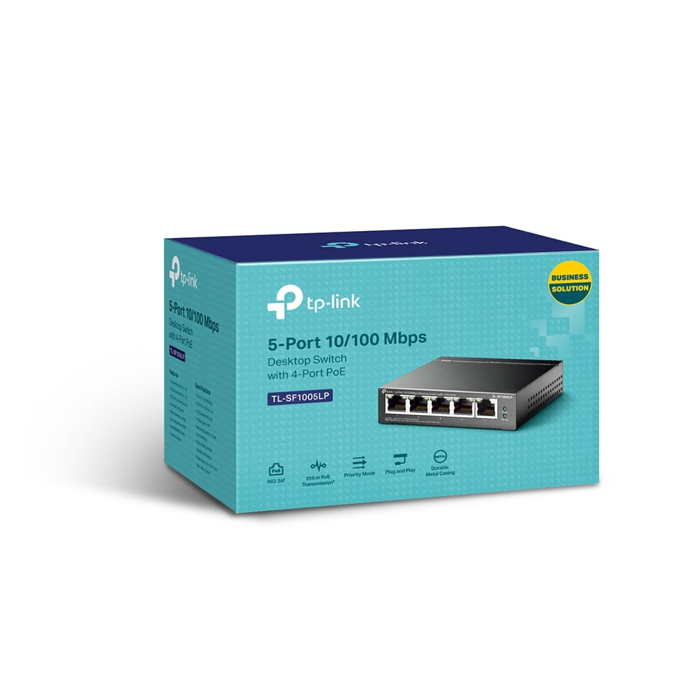 سوییچ 5 پورت با 4 پورت POE تی پی لینک مدل TL-SF1005LP — تصویر ۴