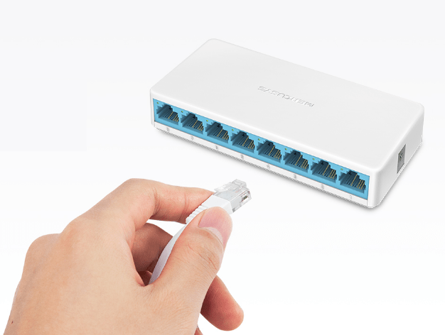 سوئیچ 8 پورت 10/100Mbps مرکوسیس مدل MS108 — تصویر ۳
