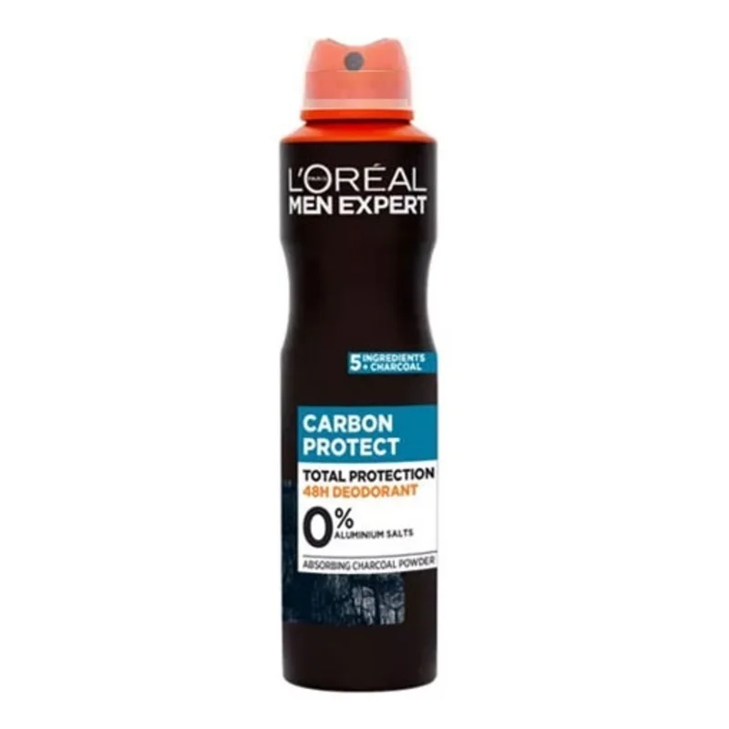 اسپری ضد تعریق مردانه لورال مدل carbon protect حجم 250میل