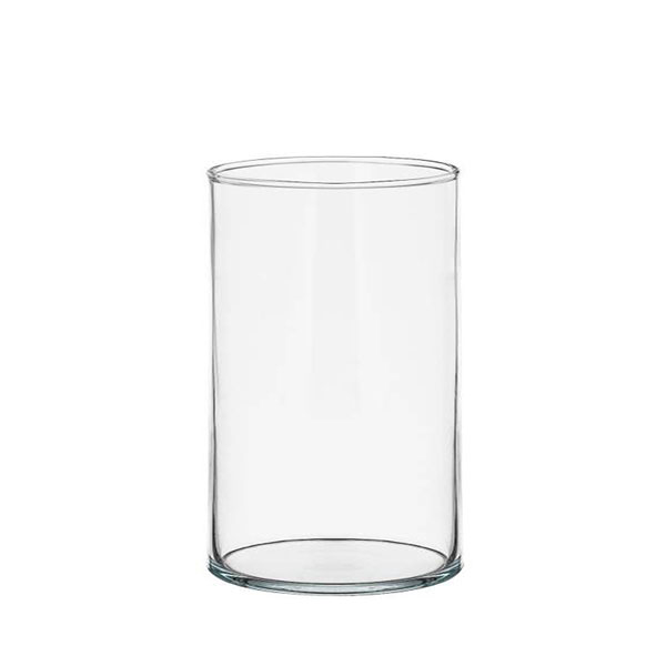 گلدان دکوری شیشه ای استوانه ای کد 1215