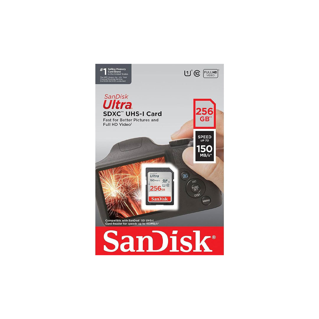 کارت حافظه سن دیسک Ultra SDXC UHS-I 150M ظرفیت 256 گیگابایت — تصویر ۳