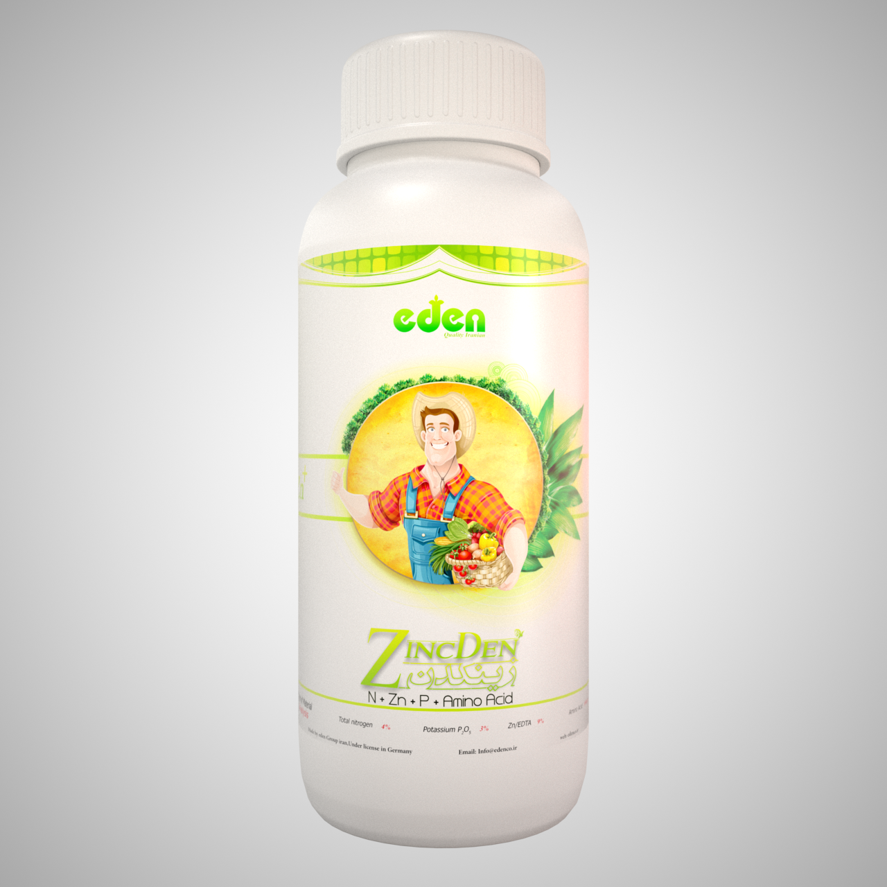 کود مایع روی کلات شده (زینکدن) eden