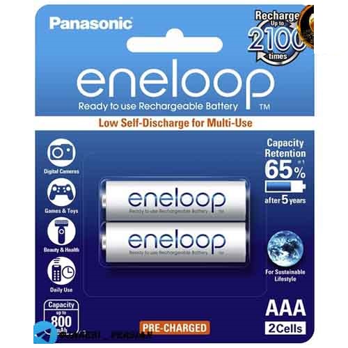 باتری نیم قلم شارژری Panasonic eneloop — تصویر ۲