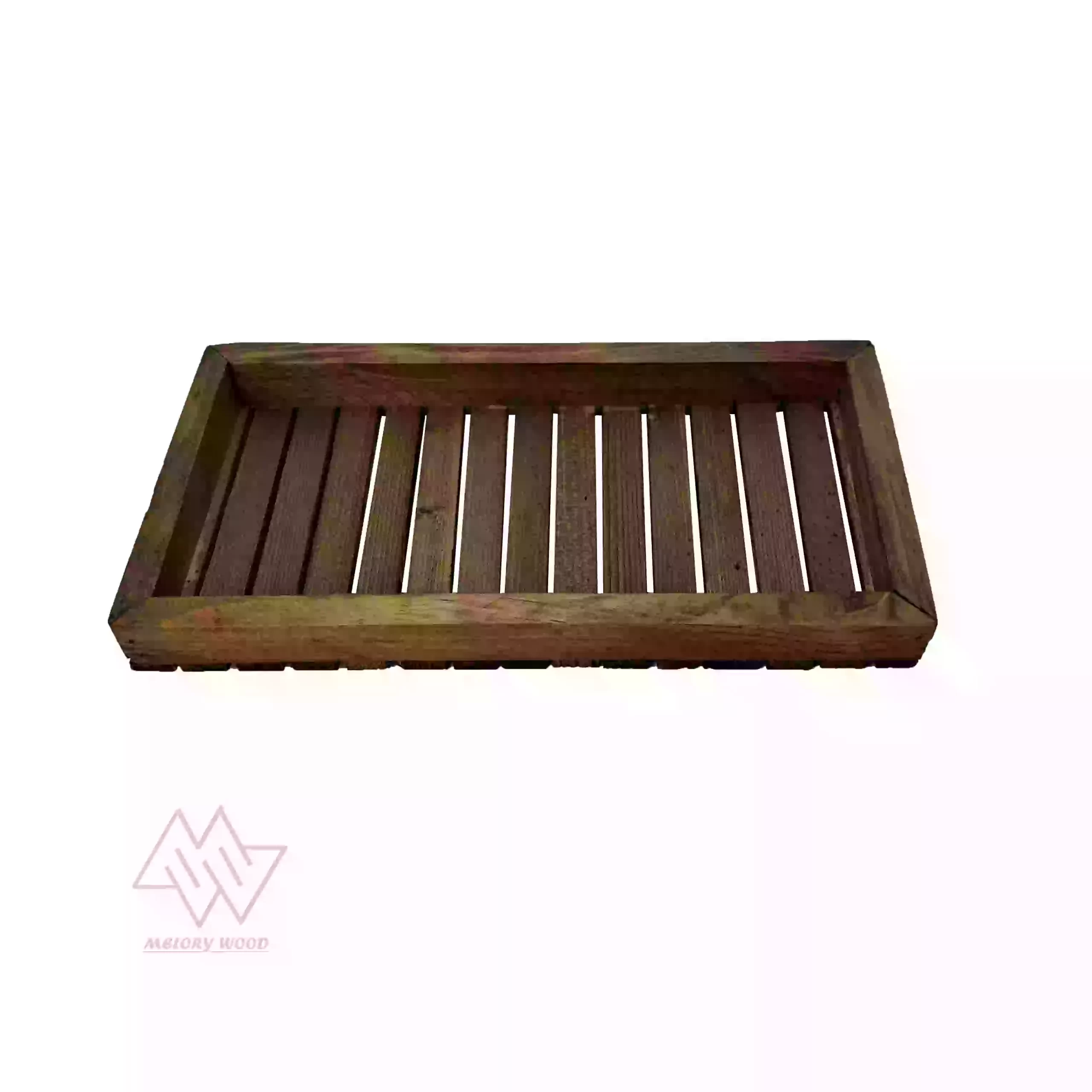 سینی چوبی از چوب نراد با پوشش قابل شست و شو کد d281 — تصویر ۵