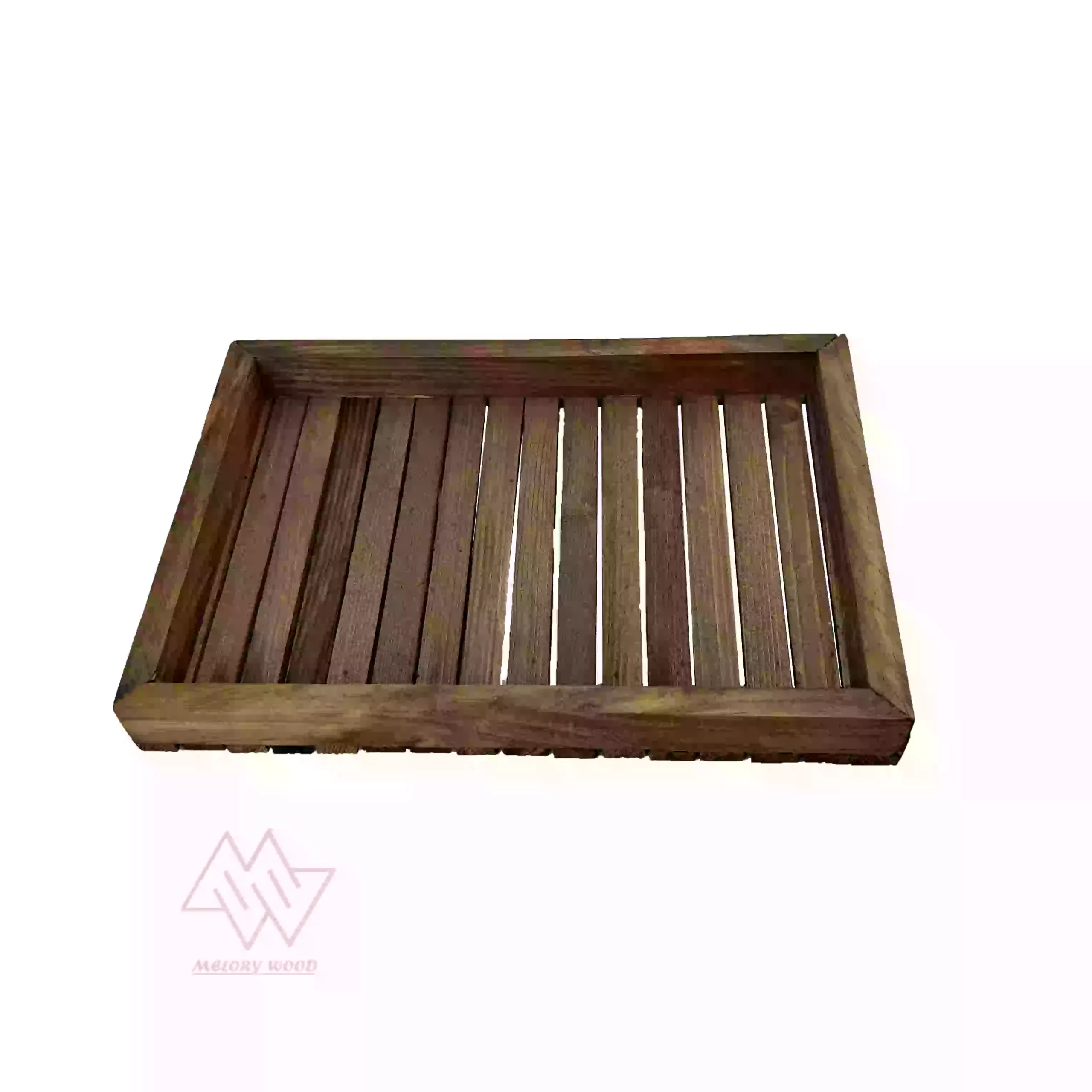 سینی چوبی از چوب نراد با پوشش قابل شست و شو کد d281 — تصویر ۴