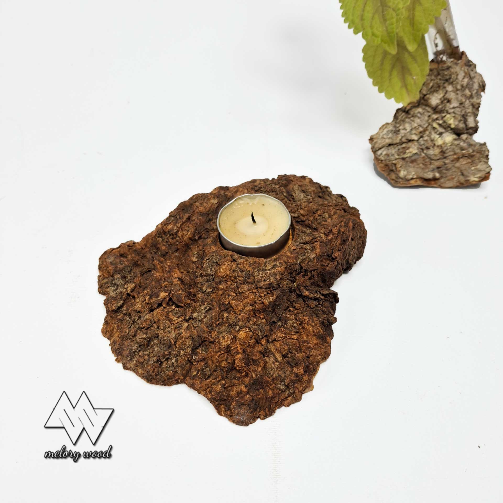 جا شمعی دفرمه چوبی — تصویر ۵