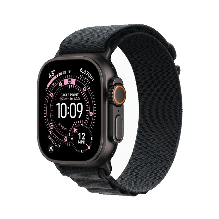 ساعت هوشمند Apple مدل Ultra 3 Black Titanium Case با بند Alpine — تصویر ۲