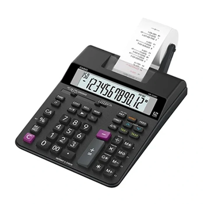 ماشین حساب کاسیو مدل HR-150RC چاپی — تصویر ۳