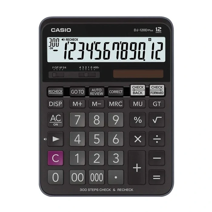 ماشین حساب کاسیو – مدل DJ-120d PLUS