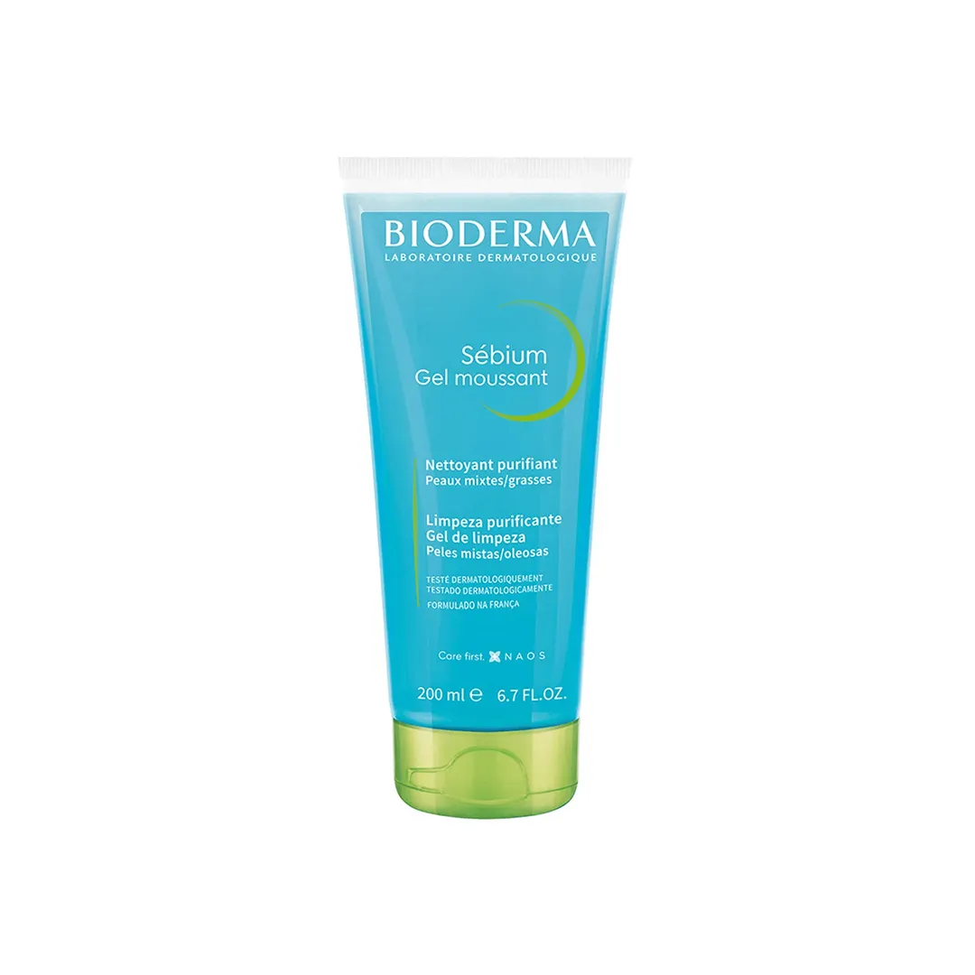 ژل شست و شو صورت بایودرما Sebium Gel moussant حجم 200 میلی لیتری — تصویر ۲