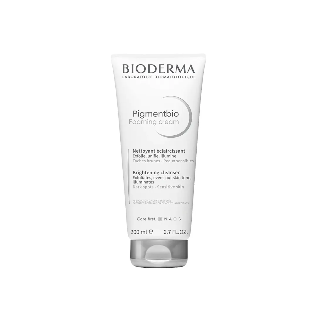 کرم لایه بردار و روشن کننده بایودرما Pigmentbio Foaming cream حجم 200 میلی لیتری — تصویر ۲
