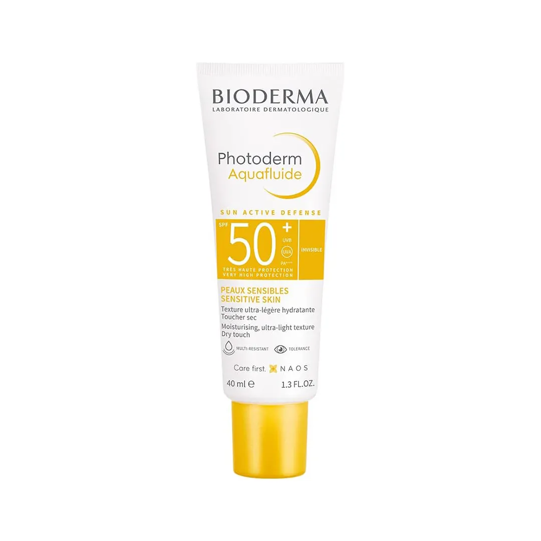 پکیج ضد آفتاب بایودرما Photoderm Aquafluide حجم 40 میلی لیتری + محلول پاک کننده Sensibio H2O حجم 100 میلی لیتری — تصویر ۳