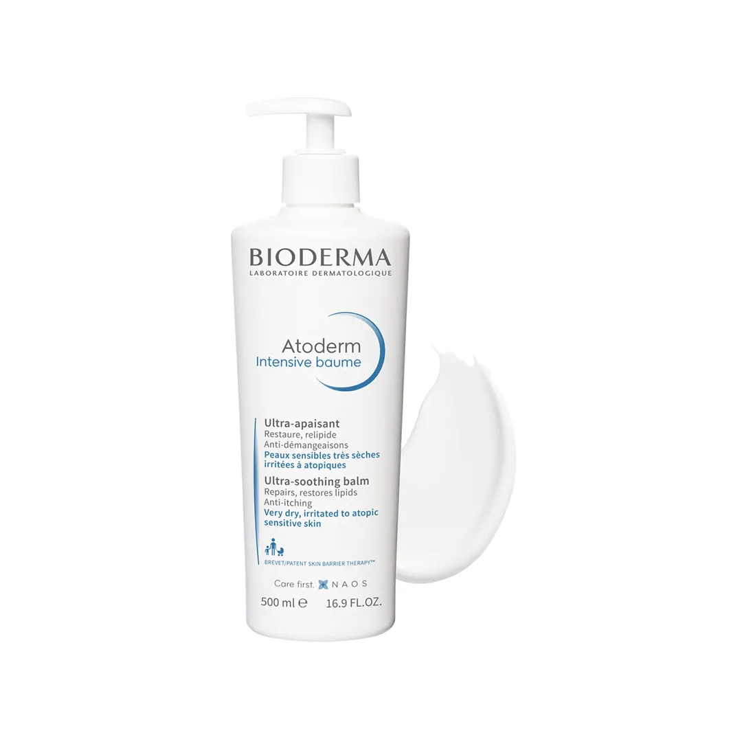 بالم تسکین دهنده پوست بایودرما Atoderm intensive baume حجم 500 میلی لیتری — تصویر ۴