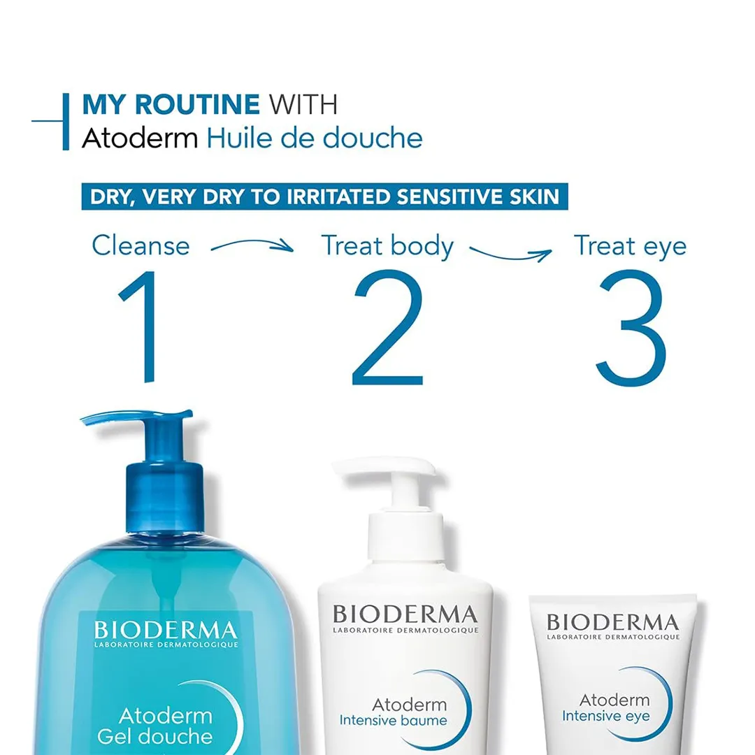 بالم تسکین دهنده پوست بایودرما Atoderm intensive baume حجم 500 میلی لیتری — تصویر ۵