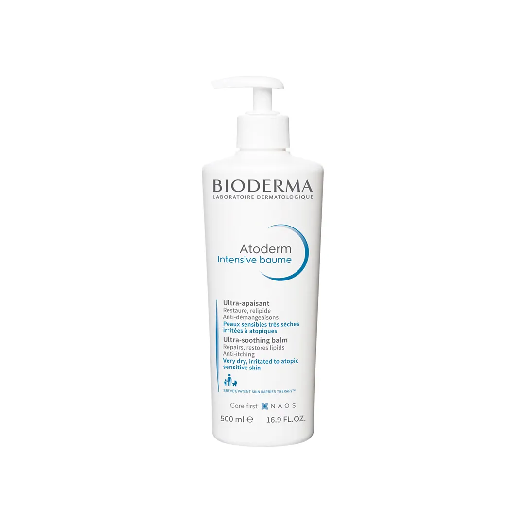 بالم تسکین دهنده پوست بایودرما Atoderm intensive baume حجم 500 میلی لیتری — تصویر ۲