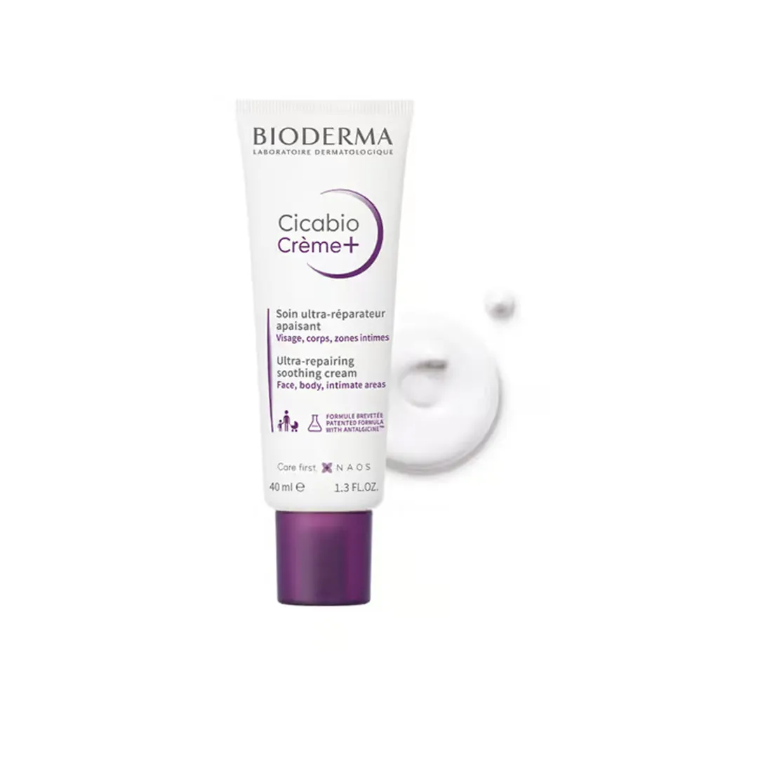 کرم ترمیم کننده دست و صورت بایودرما +Cicabio Cream حجم 40 میلی لیتری — تصویر ۳