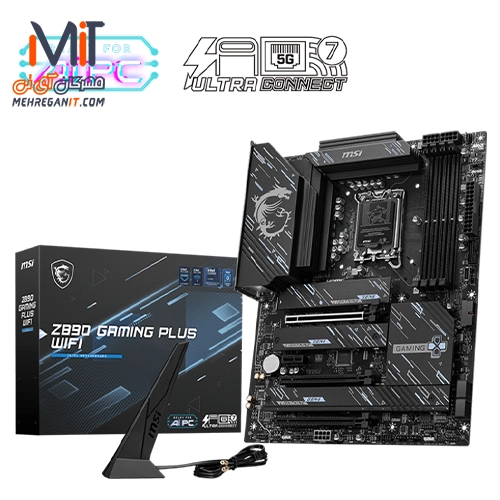مادربرد ام اس آی مدل Z890 GAMING PLUS WIFI D5