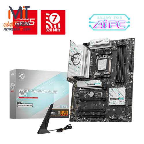مادربرد ام اس آی مدل B850 GAMING PLUS WIFI