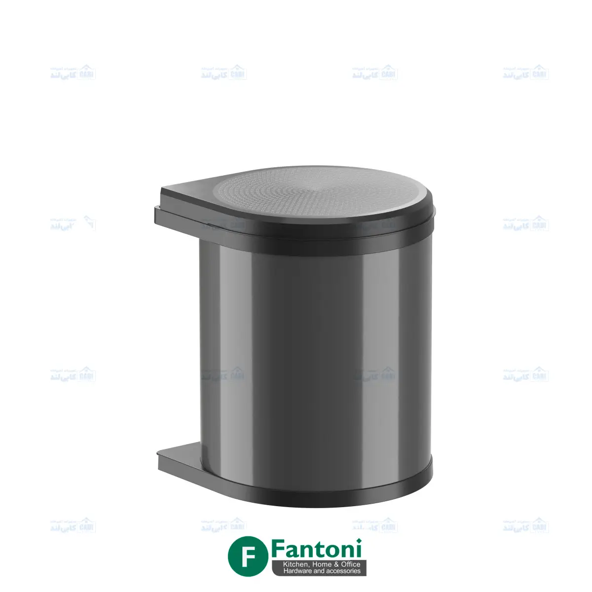 سطل چند منظوره توکار لولایی هایلو کد 351503 مدل مونو جهت یونیت عرض 400mm فانتونی Q340 — تصویر ۳