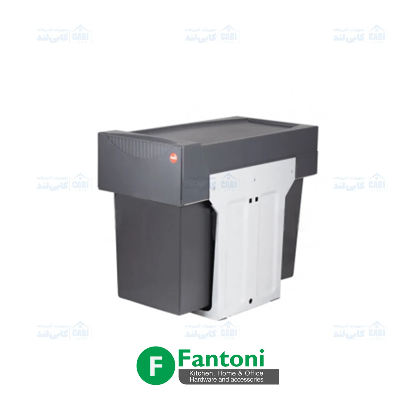 سطل چند منظوره توکار متصل به کف هایلو کد 366610 جهت یونیت عرض 300mm فانتونی Q130 — تصویر ۳