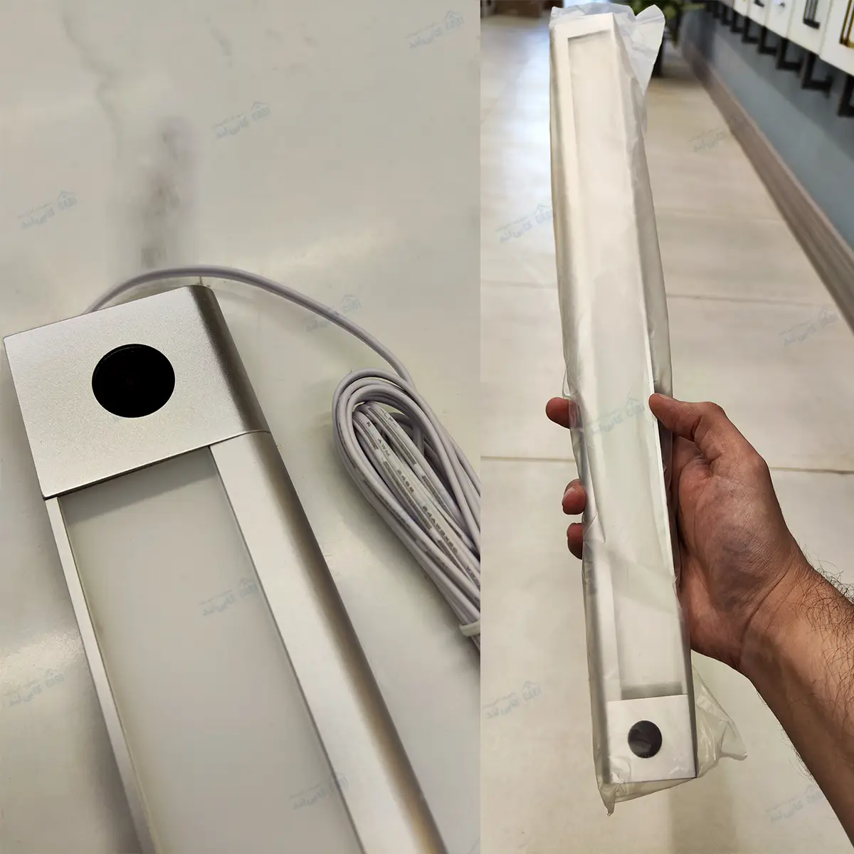 چراغ LED سنسوردار سری 4 زیر کابینتی عرض 450mm فانتونی N041 — تصویر ۶
