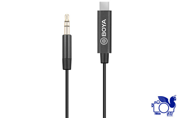 کابل میکروفون تایپ سی بویا مدل BY-K2 3.5mm TRS to Type-C Audio Adapter — تصویر ۲
