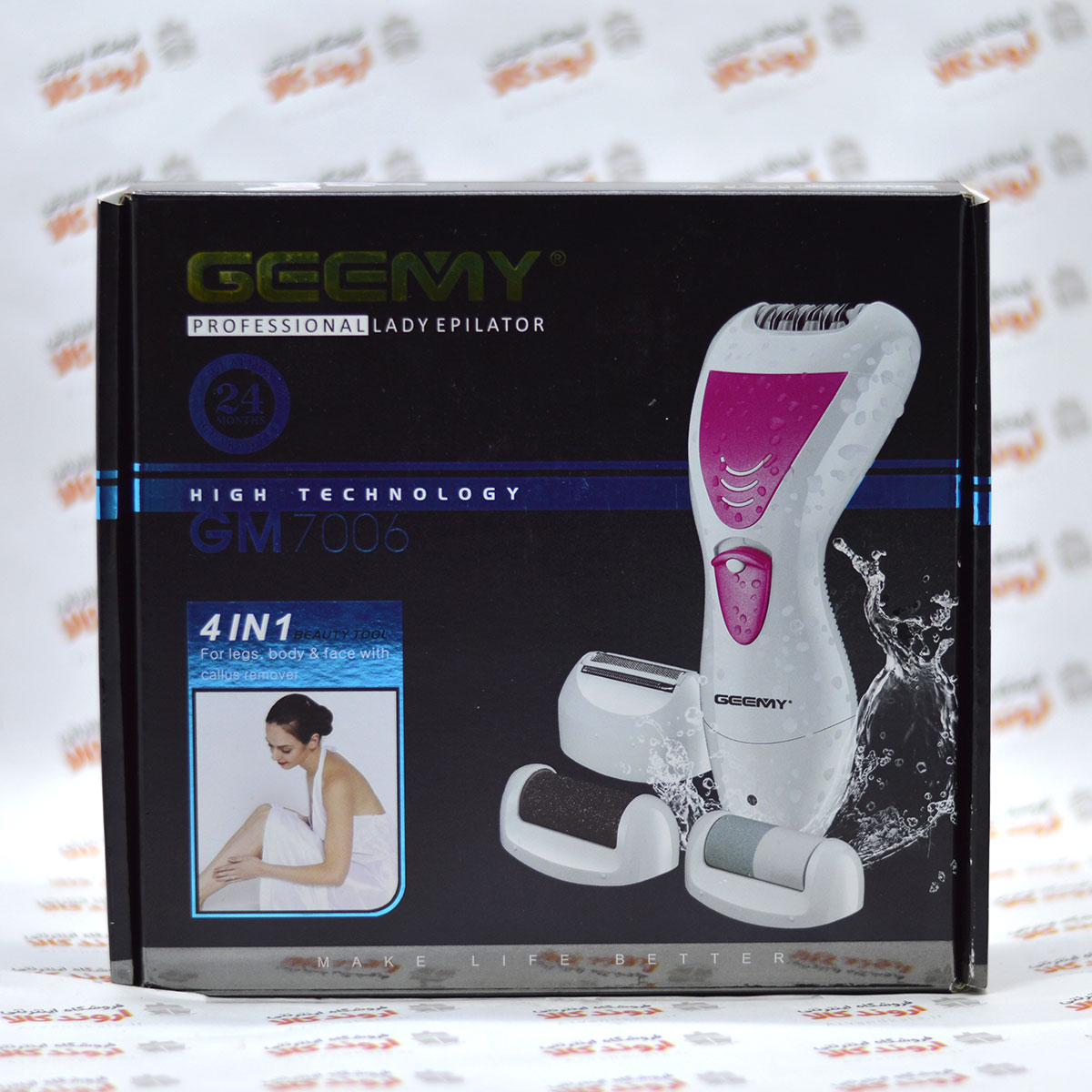 اپیلاتور چهار کاره جیمی Geemy مدل 7006 — تصویر ۲