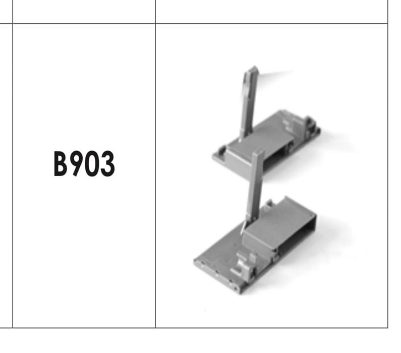براکت 106 میلیمتر جلو جهت ریل اینر با فرانت شیشه ریل اسلیم و اسلیم شیشه فانتونی کد B903