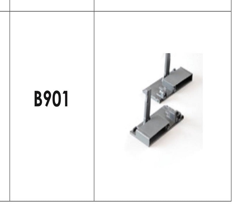 براکت 106 میلیمتر جلو جهت ریل اینر با فرانت آلومینیوم ریل اسلیم و اسلیم شیشه فانتونی کد B901