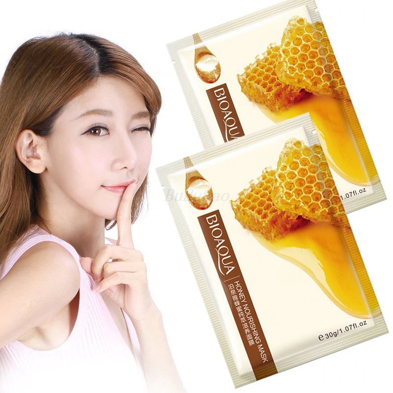 ماسک ورقه ای صورت عسل بیواکوا BIOAQUA