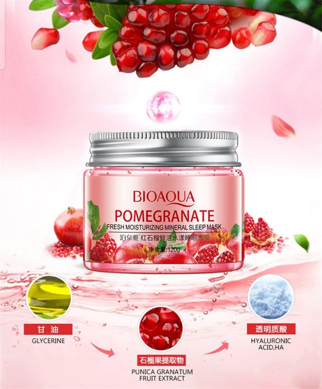 ماسک شب انار بیواکوا BIOAQUA — تصویر ۶