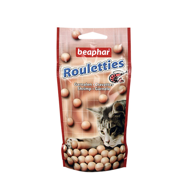 تشویقی گربه رولت میگو بیفار – Beaphar Rouletties Shrimp
