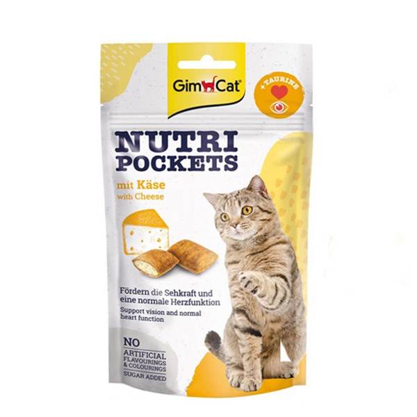 تشویقی نوتری گربه با پنیر و تورین جیم کت Cheese Nutri
