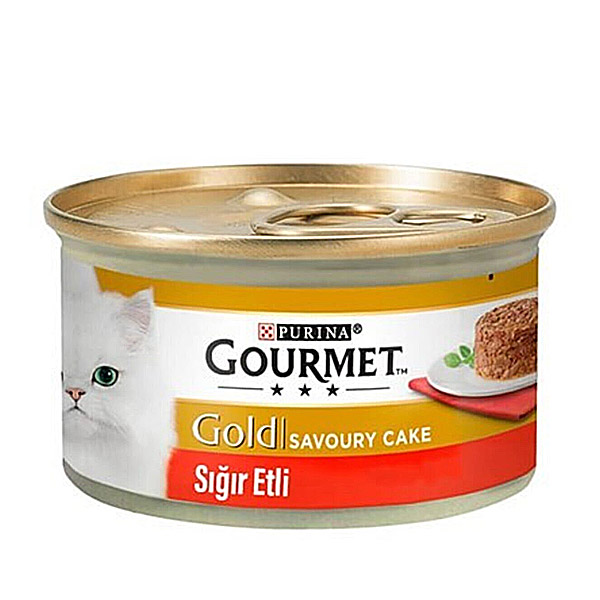 کنسرو گربه کیکی با طعم گوشت گورمت – Gourmet cake Sığır