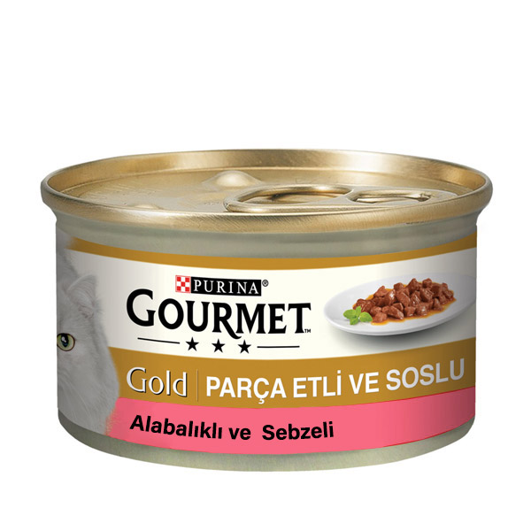 کنسرو گربه خورشتی قزل آلا و سبزیجات گورمت – Alabalıklı