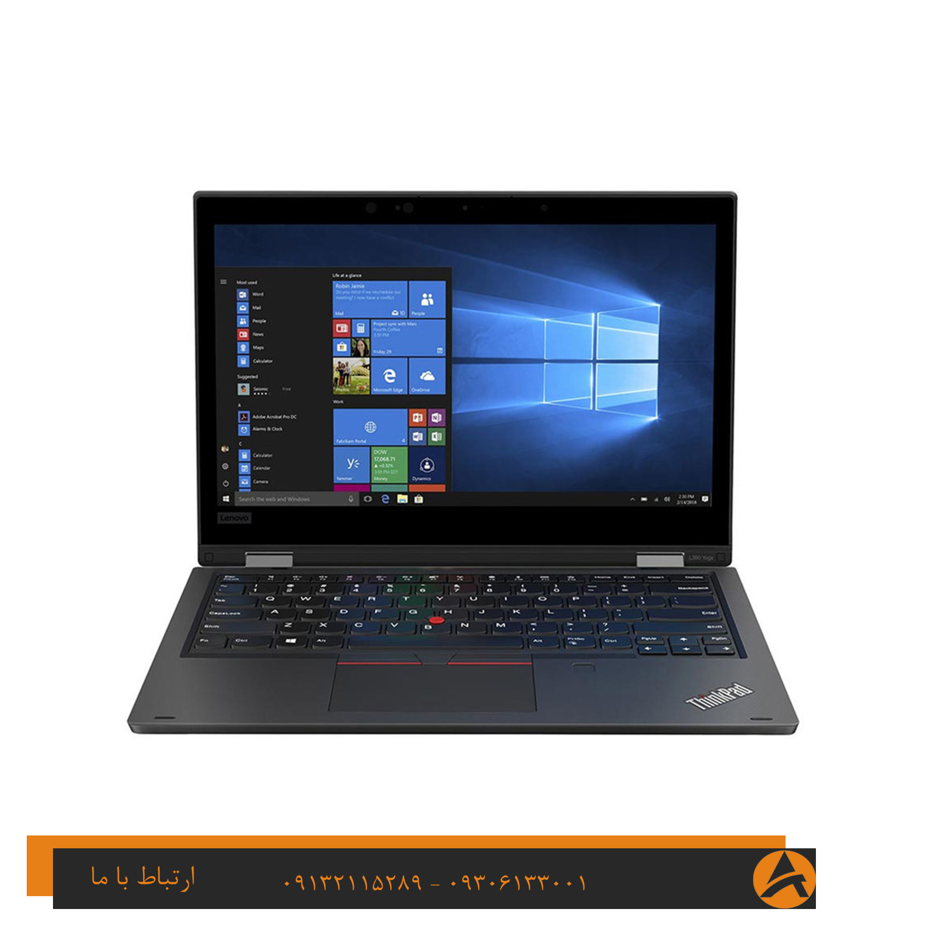 لپ تاپ اپن باکس لنوو مدل LENOVO THINKPAD L390 YOGA X360 TOUCH -i5 16G 256GB SSD — تصویر ۴