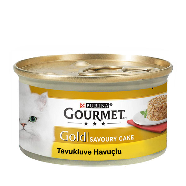 کنسرو گربه کیکی مرغ و هویج گورمت – Tavukluve Havuçlu
