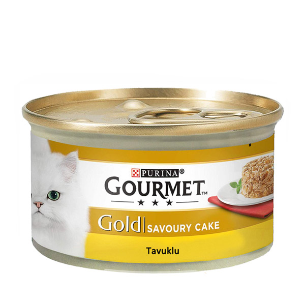 کنسرو گربه کیکی با طعم مرغ گورمت – Gourmet Tavuklu
